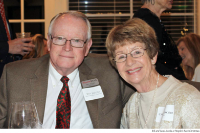 Bill and Carol Jacobs at People's Bank Christmas Party
